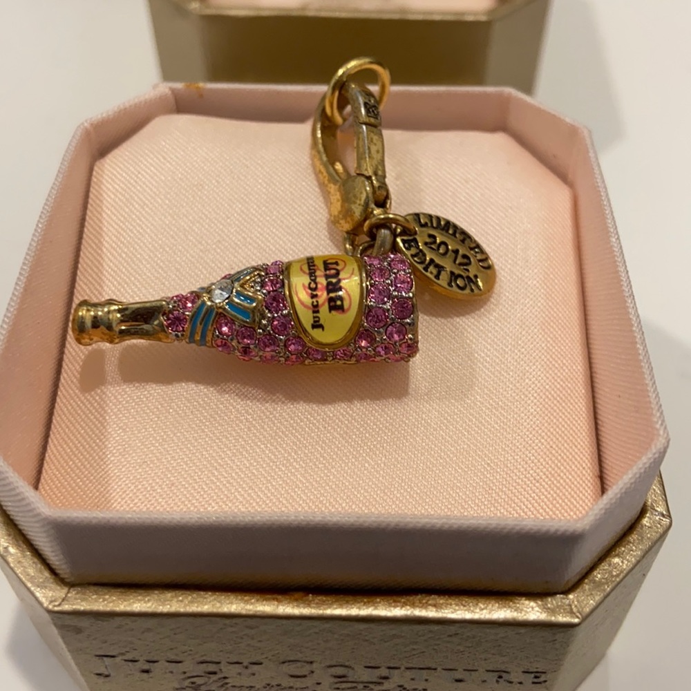 Limited Edition pink paved champagne bottle